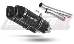 MuZ MZ 1000 S 2004 - 2007 výfuk tlumič HP1 BLACK + dB killer