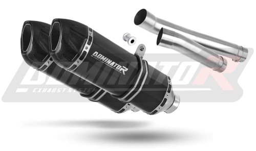 výfuk tlumič výfuku DOMINATOR HP1 černý pasuje na motocykl MuZ MZ 1000 S 2004   2007