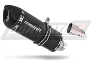 Piaggio X10 125 2012 - 2016 výfuk tlumič HP1 BLACK + dB killer
