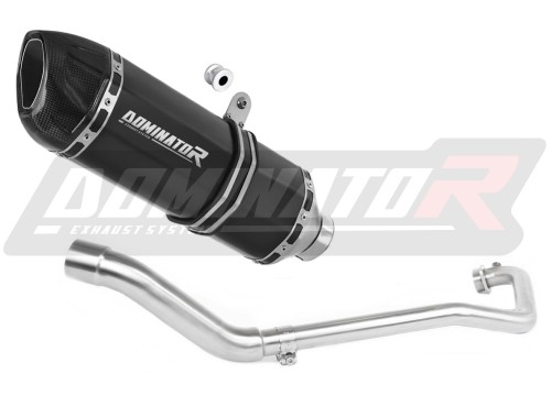 kompletní výfukový systém s tlumičem DOMINATOR Full System HP1 černý pasuje na motocykl Suzuki GSX R 125 2017   2019