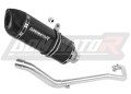 kompletní výfukový systém s tlumičem DOMINATOR Full System HP1 černý pasuje na motocykl Suzuki GSX S 125 2017   2019