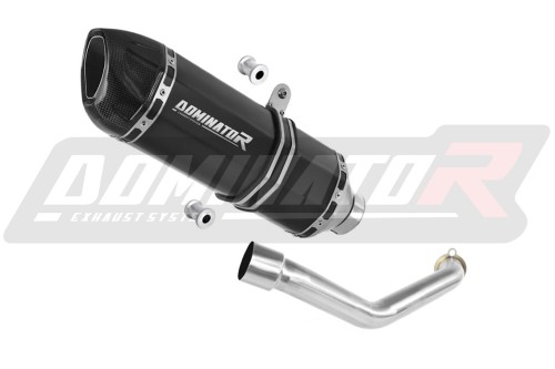 výfuk tlumič výfuku DOMINATOR HP1 černý pasuje na motocykl Suzuki BURGMAN 400 2003   2006