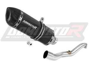 Suzuki BURGMAN 400 2007 - 2016 výfuk tlumič HP1 BLACK + dB killer