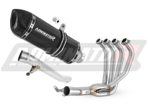 Suzuki GSF 650 BANDIT N / S 2005 - 2006 Kompletní systém Svod výfuk tlumič HP1 BLACK + dB killer