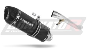 Suzuki GSF 650 BANDIT N / S 2005 - 2006 výfuk tlumič HP1 BLACK + dB killer