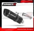 exhaust muffler DOMINATOR HP1 BLACK fits to Suzuki SV 650 S 1999  2002 2