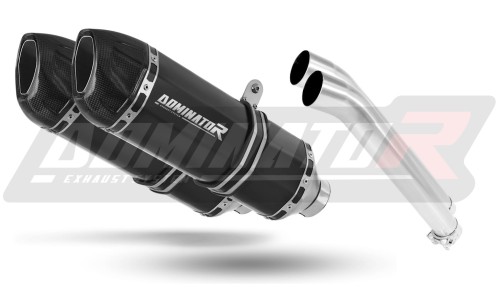 výfuk tlumič výfuku DOMINATOR HP1 černý pasuje na motocykl Suzuki DL 1000 V Strom 2002   2011