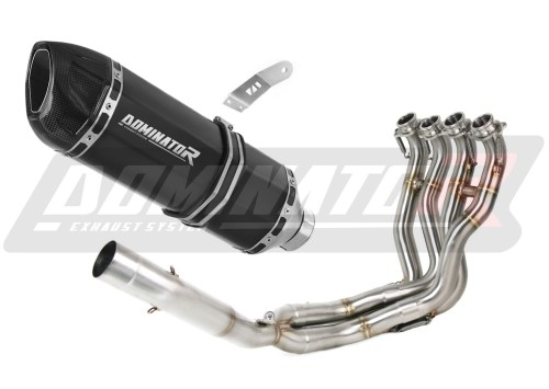 kompletní výfukový systém s tlumičem DOMINATOR Full System HP1 černý pasuje na motocykl Suzuki GSXR 1000 2017   2021