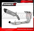 complete exhaust system with muffler DOMINATOR Full System titanium HP8 fits the motorcycle Kawasaki ZX 4R / RR 2023   2024 2