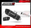 výfuk tlumič výfuku DOMINATOR homologovaný HP1 černý pasuje na motocykl Yamaha FZS FAZER 1000 2001   2005 2
