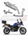 BMW F800GS 2024 VÝFUK Svod Kolektor Kompletní systém Tlumič Sportovní tlumič P7 Titan Dominator Výfukový systém x