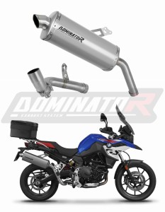 BMW F750GS 2021 - 2023 Exhaust Silencer Muffler Titanium P7 + dB killer