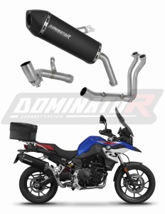 BMW F900GS Adventure 2024 Kompletní systém Svod Výfuk Tlumič HP7 BLACK + dB killer