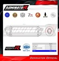 BMW F800GT 2012 - 2019 VÝFUK Tlumič Výfuk Sportovní výfuk Tlumič Výfuk Tlumič Výfuk Výfuky Výfuk Výfuk Tlumič HP1 BLACK Dominator Výfukový systém