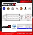 výfuk tlumič výfuku DOMINATOR HP1 černý pasuje na motocykl Ducati MONSTER 796 2010   2015 3