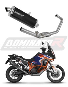KTM 1290 Super Adventure 2021 - 2024 Full system Výfukové svody Výfuk Tlumič P7 BLACK + dB killer medium