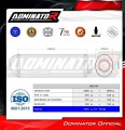 výfuk tlumič výfuku DOMINATOR OVR černý pasuje na motocykl Yamaha FJ 1200  2
