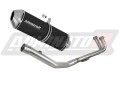 kompletní výfukový systém s tlumičem DOMINATOR Full System OVR černý pasuje na motocykl Yamaha T MAX 500 2008   2011
