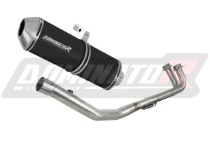Yamaha T-MAX 500 2008 - 2011 Full system Svod výfuk tlumič OVR BLACK + dB killer