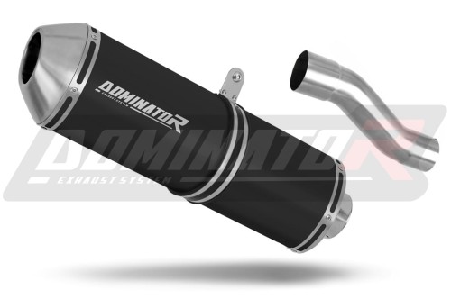 výfuk tlumič výfuku DOMINATOR OVR černý pasuje na motocykl Benelli TRK 502 X 2018   2021