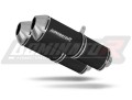 výfuk tlumič výfuku DOMINATOR OVR černý pasuje na motocykl Triumph SPEED TRIPLE 1050 2005   2010
