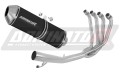 kompletní výfukový systém s tlumičem DOMINATOR Full System OVR černý pasuje na motocykl Suzuki GSF 1250 N / S BANDIT 2007   2016