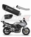 Suzuki GSF BANDIT 600 2000 - 2004 EU homologovaný motocyklový tlumič výfuku výfuk sportovní výfuk tlumič výfukový systém HP6 BLACK Dominator Exhaust S