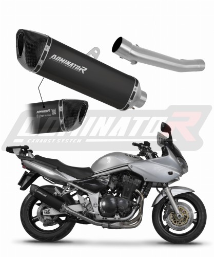 Suzuki GSF BANDIT 600 2000 - 2004 EU homologovaný motocyklový tlumič výfuku výfuk sportovní výfuk tlumič výfukový systém HP6 BLACK Dominator Exhaust S