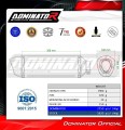 Suzuki GSF BANDIT 1200 2001 - 2005 EU homologovaný motocyklový tlumič výfuk sportovní výfuk HP6 BLACK Dominator Exhaust System 2