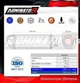 Suzuki GSF BANDIT 600 2000 - 2004 motocyklový tlumič sportovní výfuk tlumič výfuku S6 Dominator výfukový systém 3