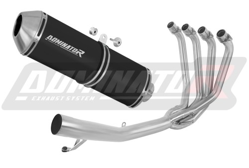kompletní výfukový systém s tlumičem DOMINATOR Full System OVR černý pasuje na motocykl Suzuki GSXF 650 2007   2016