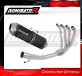kompletní výfukový systém s tlumičem DOMINATOR Full System OVR černý pasuje na motocykl Suzuki GSF 650 BANDIT N / S 2007   2016 2