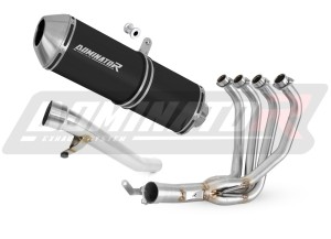 Suzuki GSF 650 BANDIT N / S 2005 - 2006 Kompletní systém Výfukové svody tlumič OVR BLACK + dB killer