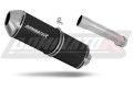 výfuk tlumič výfuku DOMINATOR OVR černý pasuje na motocykl Suzuki DR 650 R / RU / S 1990   1995