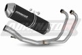 kompletní výfukový systém s tlumičem DOMINATOR Full System OVR černý pasuje na motocykl Suzuki GS 500E 1989   2009