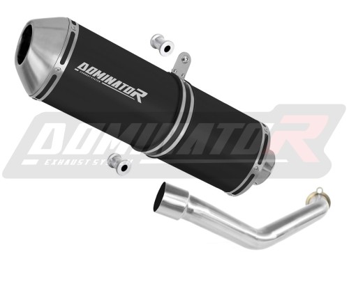 výfuk tlumič výfuku DOMINATOR OVR černý pasuje na motocykl Suzuki BURGMAN 400 1998   2002