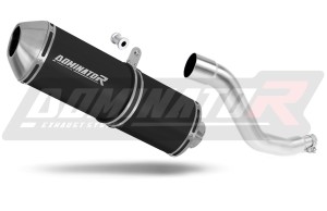 Suzuki DR 125 Exhaust Silencer Muffler OVR BLACK + dB killer