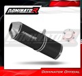 exhaust muffler DOMINATOR OVR BLACK fits the motorcycle Kawasaki ZRX 1100  2
