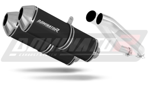 výfuk tlumič výfuku DOMINATOR OVR černý pasuje na motocykl Kawasaki Z1000 2003   2006