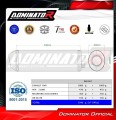 výfuk tlumič výfuku DOMINATOR OVR černý pasuje na motocykl Kawasaki Z1000 2003   2006 2