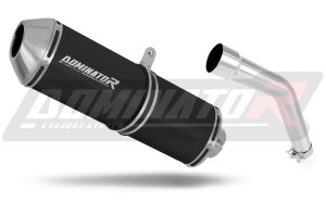 Kawasaki KLE 500 1991 - 2007 Exhaust Silencer Muffler OVR BLACK + dB killer
