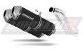 exhaust muffler DOMINATOR OVR BLACK fits the motorcycle Honda XL 1000 V VARADERO 1999   2016
