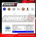 výfuk tlumič výfuku DOMINATOR OVR černý pasuje na motocykl Honda VTR 1000F Firestorm 2002   2006 2