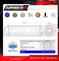 výfuk tlumič výfuku DOMINATOR OVR černý pasuje na motocykl Honda CBF 1000 2006   2009 2