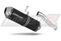 výfuk tlumič výfuku DOMINATOR OVR černý pasuje na motocykl Honda XRV 750 AFRICA TWIN RD07 1993   1995