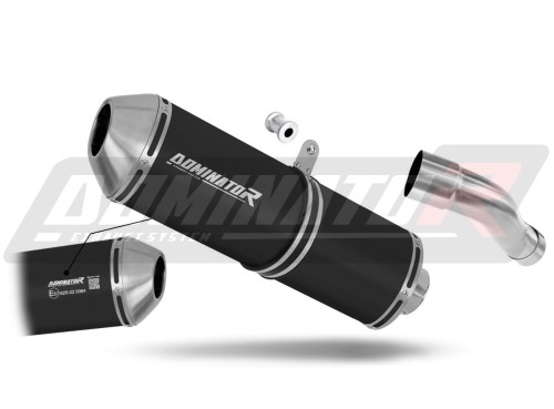 výfuk tlumič výfuku DOMINATOR homologovaný OVR černý pasuje na motocykl Honda CBR 600F PC41 2011   2015