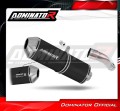 výfuk tlumič výfuku DOMINATOR homologovaný OVR černý pasuje na motocykl Honda CBR 600F PC41 2011   2015 2