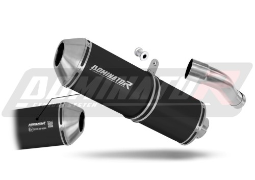 výfuk tlumič výfuku DOMINATOR homologovaný OVR černý pasuje na motocykl Honda CB 600F HORNET PC41 2007   2013