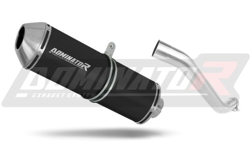 výfuk tlumič výfuku DOMINATOR OVR černý pasuje na motocykl Aprilia Tuono V4 R APRC 2011   2014