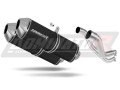výfuk tlumič výfuku DOMINATOR OVR černý pasuje na motocykl Aprilia Pegaso 650 Factory 2007   2010